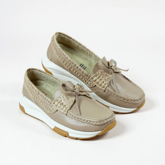 Mocasin Cuero Dama Gavani 1006