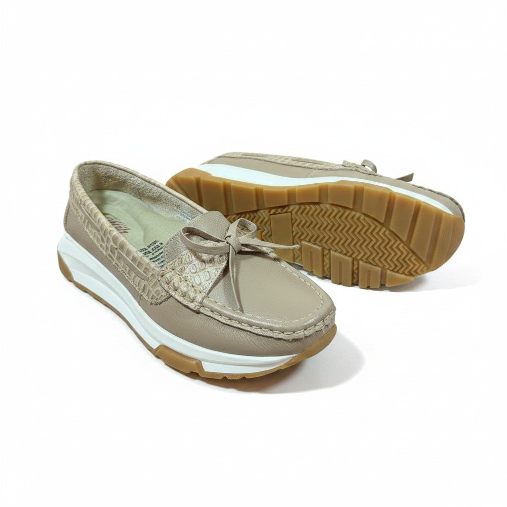 Mocasin Cuero Dama Gavani 1006