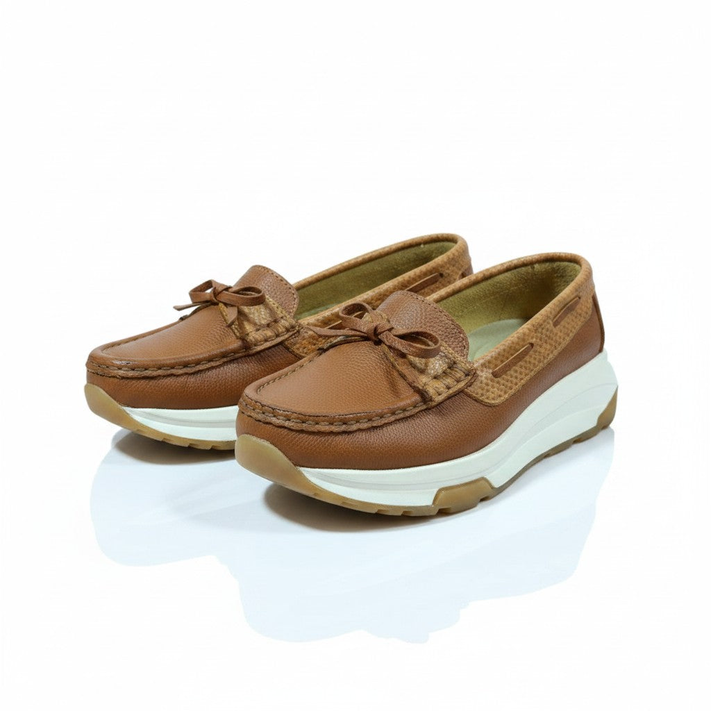 Mocasin Cuero Dama Gavani 1009
