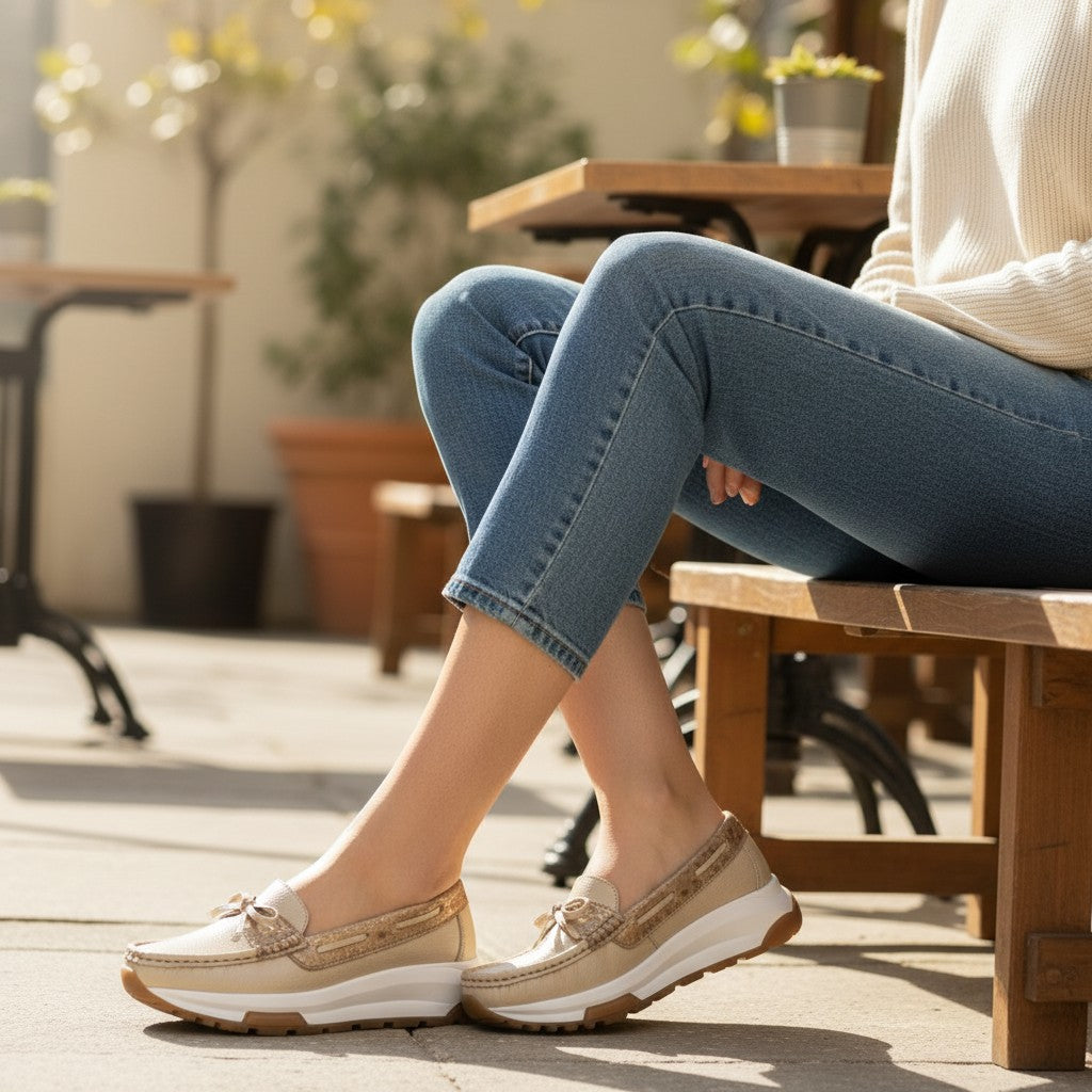 Mocasin Cuero Dama Gavani 1010